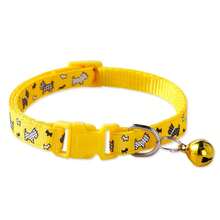 Personalized Soft Cat Adjustable Collar With Bell, Cat Collar, Custom Pet Name Tag, Adjustable Basic Collar, Suitable For Medium And Small Dogs, Cats, Kittens And Puppies, With Buckle - Multicolor - View 16