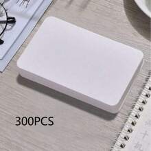 50/100pcs Blank White Cardstock Small Cards - Word Cards/Bookmarks/Message Cards/Flashcards/Postcards - DIY Minimalist Style Cards - View 8