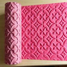 Celestial Tile Roller – Clay Texture Tool For Polymer, Fondant – PLA Build, Durable – 3D Stars, Moons & Cosmic Swirls – Deep Impressions, Non-Slip, Easy Clean – Ideal For Fantasy Tiles, Night-Sky Art, Beginners & Pros. - Celestial Tile Pink - View 2