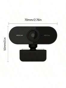 1080P HD Webcam, Built-In Microphone, Plug And Play USB Camera, 360° Rotation, Auto Focus And Low Light, Compatible With PC, Laptop, Smartphone, Home Gaming Console, Suitable For Live Streaming, Online Video Platforms, Internet Calling, Online Courses - View 4