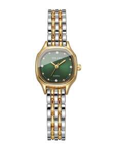 Women's Gift Watch Square Minimalist Rhinestone Dial Exquisite Fashion Quartz Watch, Gift For Girlfriend (1pc/Set) Watch Box Not Included - Multicolor - View 9