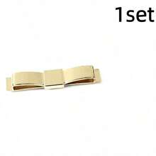 1Set/2/4Sets Handmade Metal Bow Labels With Washers Wallet Bag Sewing Labels, For DIY Craft Bags, Hats, Clothing, Handmade Products, Crochet Supplies - Gold - View 15