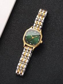 Women's Gift Watch Square Minimalist Rhinestone Dial Exquisite Fashion Quartz Watch, Gift For Girlfriend (1pc/Set) Watch Box Not Included - Multicolor - View 8