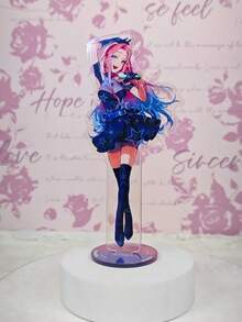 6pcs/1 pieza Conjunto de figuras de acrílico de conejo lindo para niño y niña, figura de personaje estilo anime, decoración de escritorio gótica linda, regalo de colección para niña - A - Ver 20