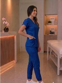 Scrub Sets - Kraliyet Mavisi - Görünüm 3