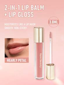 Rare Beauty Stay Vulnerable 光澤唇膏 #Nearly Petal 色號（柔光粉）3.8ml/0.12 Oz | 適合所有膚質 | 緞面質地 | 保濕 | 不黏膩 | 持久 | 全天柔潤顯色亮澤 - 近乎花瓣 - 查看 1