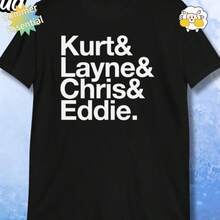 Unisex Kurzarm T-Shirt Grunger List T-Shirt| Seattle T-Shirt, Grunge Musik Geschenk, Alternative Rock, 90er, 90er Geschenk - Schwarz - Übersicht 1