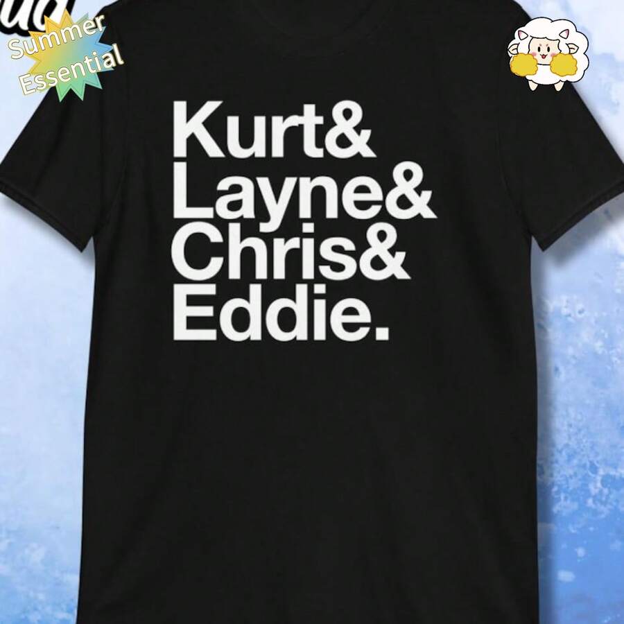 Unisex Kurzarm T-Shirt Grunger List T-Shirt| Seattle T-Shirt, Grunge Musik Geschenk, Alternative Rock, 90er, 90er Geschenk - Schwarz - Übersicht 1