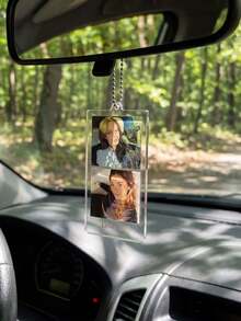 1/3/5pcs Customized Car Hanging Ornament, Customizable Photo And Text, Personalized Acrylic Photo Pendant, Multiple Sizes Available, Rich Colors, Aesthetic Car Decoration, High Decorativeness, Reusable, Exquisite And Fashionable, Ideal Gift For Him, Ideal Gift For Her, Wedding Decoration/Wedding Car Ornament - Multi-color (Pendant) - View 9