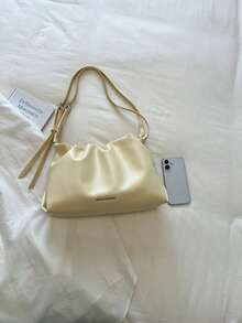 Minimalist Pleated Cloud Bag 2026 New Fashion Commuter Shoulder Bag Versatile Large Capacity Crossbody Bag - Yellow - View 10