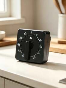 Mechanical Kitchen Timer With Ticking Sound And Visual Alert, 60-Minute Timer, Suitable For Cooking, Baking, Boiling, Stewing, ABS Material, Suitable For Stove And Microwave Use - Multicolor - View 3