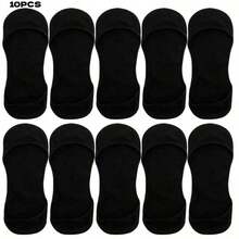 Women's Ultra-Invisible Thin Silicone Non-Slip Low-Cut Solid Color Socks, Suitable For Summer Pairing With High Heels And Loafers - Multicolor - View 11