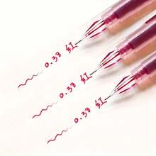 6 Buah, 0,38 mm, Tinta Cepat Kering, Hitam/Biru/Merah - Pulpen Ideal untuk Ujian dan Kantor, Pulpen Tulis Ujung Halus - Beraneka warna - View 12