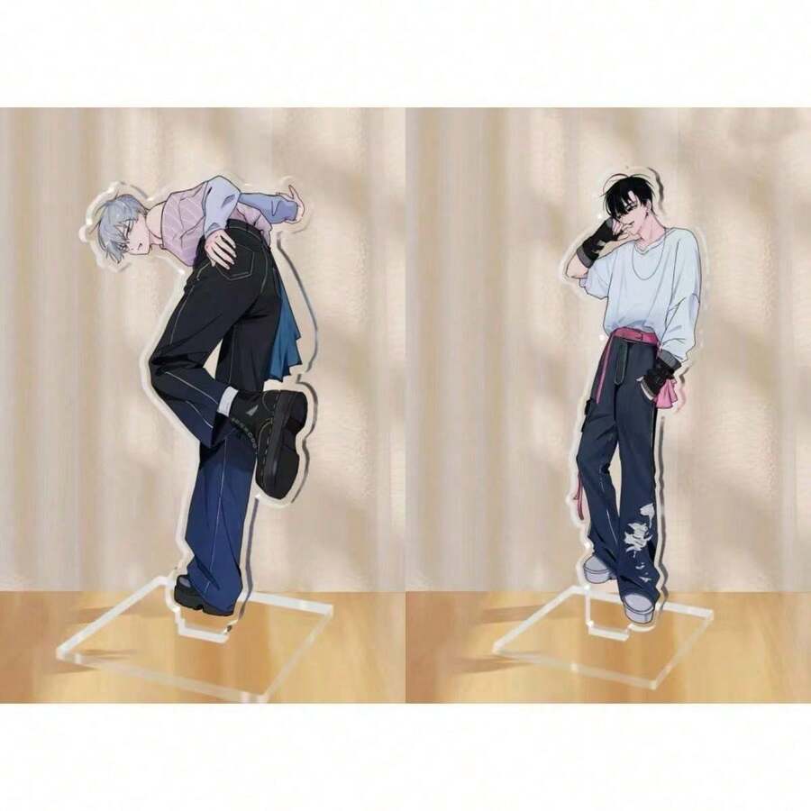 Alien Stage 壓克力立牌 (Ivan & Till) – 動漫角色展示架；可愛收藏品，完美適合漫畫周邊、居家裝飾、房間佈置或桌面展示；送給女生的絕佳禮物 - D - 查看 1