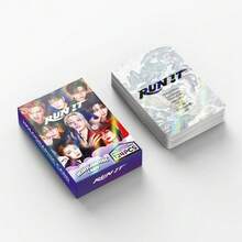 127張/124張(60張Lomo卡+64張貼紙) <RUN IT> 全息照片卡套組，SKZ新專輯雷射Lomo卡雙面照片卡貼紙，K-Pop粉絲收藏禮品周邊 Yong-Bok Collection 閃卡貼紙 - 彩色 - 查看 7