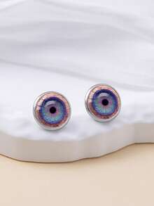1 Pair Exotic Mysterious Vintage Style Gradient Colorful Eye Pattern ...