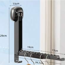 Foldable Drying Rack With Suction Cups, Simple Folding Clothes Airer For Indoor Laundry Room Compact Space, Space-Saving, Laundry, Bathroom, RV, Balcony Compact Space, Student Dorm, Travel, Car, Luggage - Multicolor - View 11