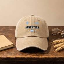 1pc Gothic Casual Men Hat,Letters ,Flag,Star Printing, Unisex Fashion, Provides Shade & Sun Protection, Perfect For Outdoor Activities - Multicolor - View 13