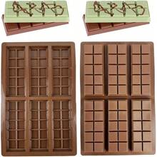Multi-Cavity Silicone Mold, Home Fondant Cake And Candy Separator Chocolate Bar Mold, Suitable For Making Chocolate Bars And Milk Chocolate Bars, DIY Home Chocolate Mold - Non-Stick Chocolate Bar Mold - Multicolor - View 8