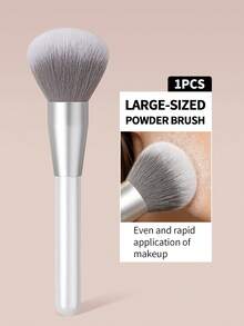 Premium Extra Large Setting Powder Brush Contour Brush Soft Fluffy Multi-Function Face Makeup Brush Daily Makeup Powder Pickup Single Makeup Brush - White - View 1