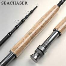 Portable Telescopic Carbon Fiber Fly Fishing Rod For Trout Bass, Can Be Shrunk To 45cm - Multicolor - View 7