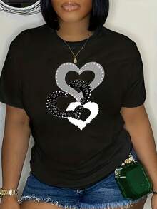 Women T-Shirts - 黑色 - 查看 2
