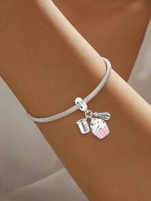 1 buah Set Manik-manik Liontin DIY Kue Cantik dan Modis, Cocok untuk Gelang Wanita, Pembuatan Perhiasan DIY dan Dekorasi Pakaian Sehari-hari, Cocok untuk Anak Perempuan - kue - View 6