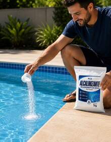 Alcalinizante Bicarbonato De Sodio Reduz Ph Para Piscina Tratamento De Agua - Tamanho - Visão 7