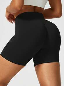 NcmRyu 3pcs Women High Waist Elastic Lifting Shaping Yoga Fitness Gym Running Sports Shorts Summer - Multicolor - View 9