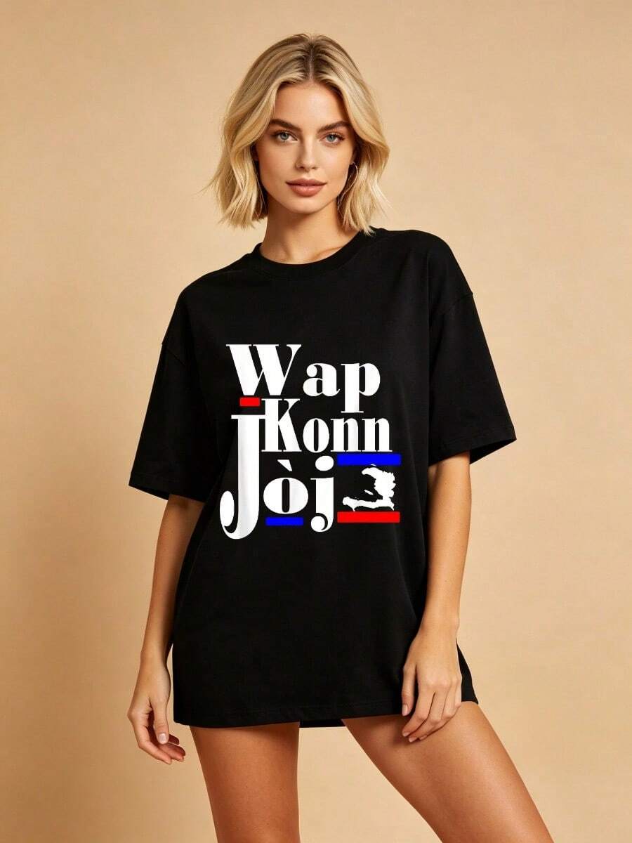 Women T-Shirts - 黑色 - 查看 1