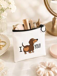 1/10/20/30/50 piezas Bolsas personalizadas a medida, bolsas de almacenamiento de monedas con patrón personalizado, bolsas de maquillaje de lona con impresión de fotos personalizables y bolsas de almacenamiento de viaje mini - Multicolor - Ver 2