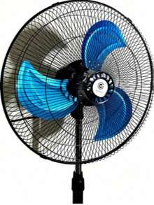 Pedestal Fans - Black - View 3