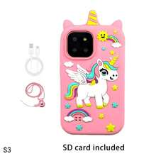 Multifunctional Touch Screen Children's Toy Phone, Dual Camera, Upgraded Rechargeable Play Phone, Creative Christmas Birthday Gift For Girls Aged 3-12 - Multicolor - View 12