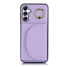 PU 人造皮革手機殼，相容 Galaxy A17 A56 A36 A26 A16 A55 A35 A15 A54 A14 A73 A53 A13 A72 A52 A71 A51 4G 5G，附環形支架，RFID 防盜錢包手機殼，相容 Galaxy S26 S25 Edge S24 S23 S22 S21 FE Plus Ultra，附支架、卡槽卡夾保護殼 - 紫色 - 查看 43