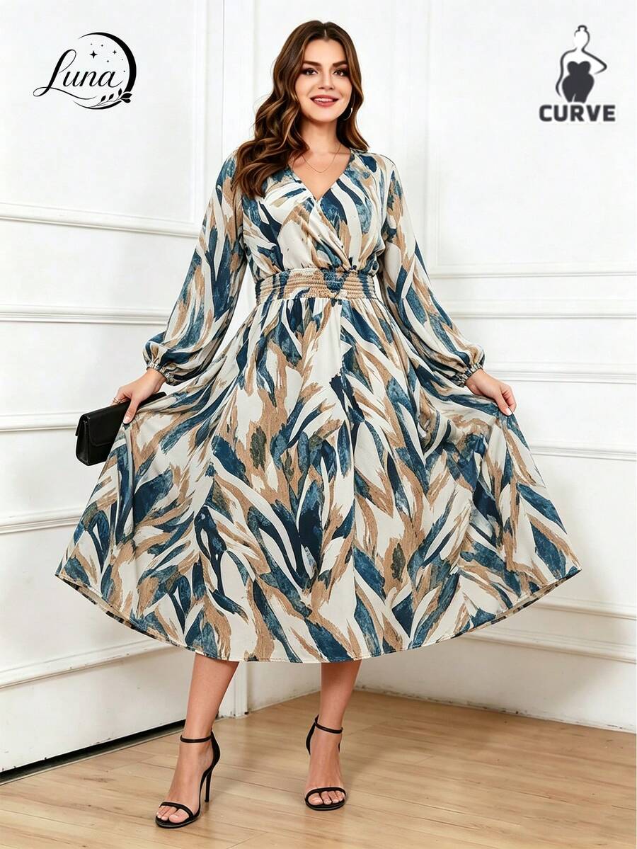 Plus Size Dresses - White - View 1
