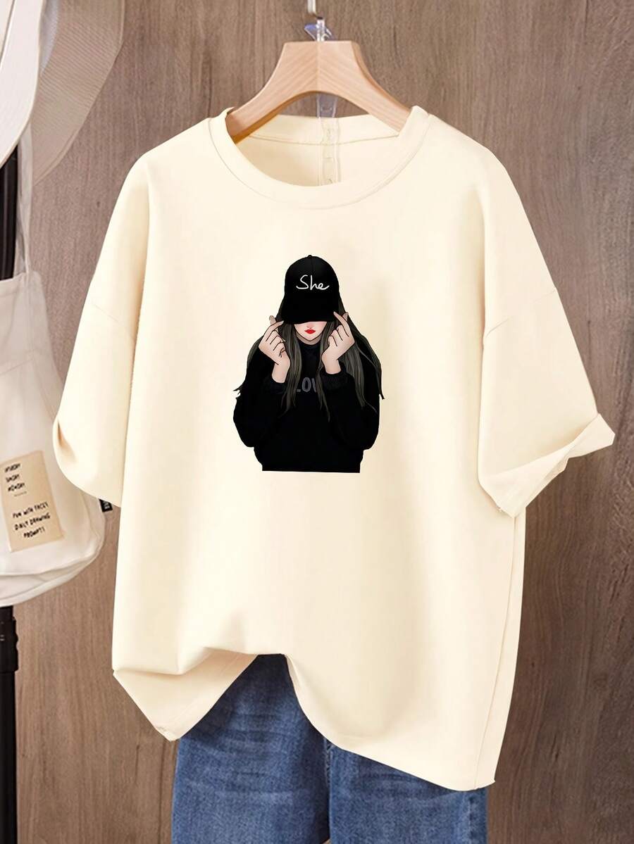 Women T-Shirts - Apricot - View 1