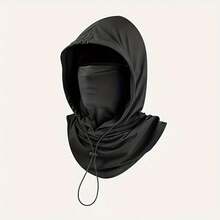 Unisex Balaclava Hat, Summer Cool Head Cover, Ice Silk Face Mask Neck Guard All-In-One Sun Protection Hat - A - View 5
