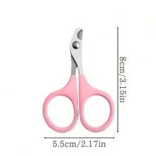 Professional Pet Nail Clippers Designed For Precise And Trimming Of Small Pet Nails (Dogs, Cats, Rabbits, And Guinea Pigs). 1pc (Random Color) - single hole - View 5