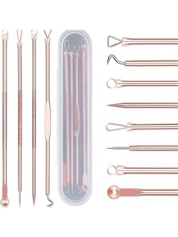 4pcs Blackhead Acne Removal Needle Facial Skin Pore Cleaning Tool Set, Blackhead Remover, Beauty, Skincare Products, Spa, Self-Care, Skincare Tools, Facial Care, Esthetician Supplies, Skin, Facial Cleanser, Facial Care
