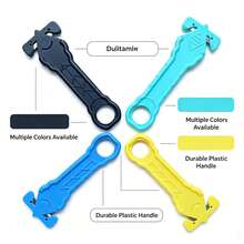 Portable Multi-Purpose Parcel Opener Tape Cutter For Home And Travel, Easy To Use (Random Color) - Set - View 2