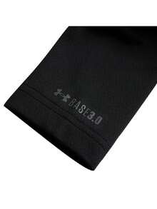 Under Armour Men's Packaged Base 3.0 Crew Long Sleeve T-Shirt For Daily Workout And Outdoor Sports 1343243-001 - Black/Dark Gray - View 6