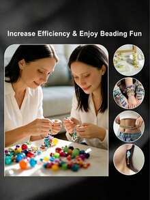 6/10/20 Piece Beading Needle Set, 6 Types Of Large Eyeball Needles, Foldable Handmade Jewelry Making Beading Needles - Multicolor - View 8
