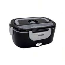 Marmita Elétrica Térmica com Colher Bivolt 1,5l 60w Não Precisa De Água - Preto - Visão 5