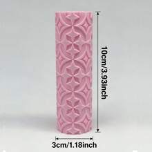 Celestial Tile Roller – Clay Texture Tool For Polymer, Fondant – PLA Build, Durable – 3D Stars, Moons & Cosmic Swirls – Deep Impressions, Non-Slip, Easy Clean – Ideal For Fantasy Tiles, Night-Sky Art, Beginners & Pros. - Celestial Tile Pink - View 6