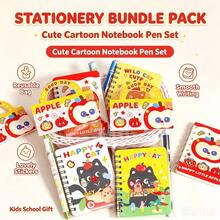 1 Set Apple Stationery Handbag Set, Student Midterm Prize, Classroom Reward, Practical Creative Stationery Set, Gift - Set - View 4