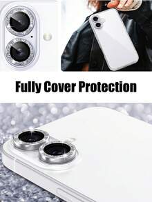 Gorilla Hero 6件組 - 相容於 Apple 16 Pro Max，銀色鏡頭膜鏡頭貼鏡頭蓋鏡頭保護環，相容於 11/12/13/14/15/16/16 Plus/16 Pro/16 Pro Max/17/17 Air/17 Pro/17 Pro Max 系列 - 銀色 - 查看 8