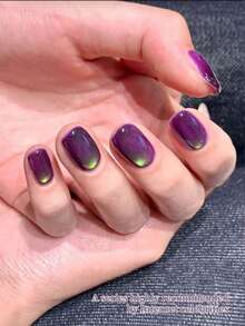 annies 10ML Gel de Uñas Ojo de Gato Púrpura Uva Brillo Fino Remojable Gel Magnético UV Esmalte de Uñas Suministros de Manicura Diaria de Salón - Multicolor - Ver 5