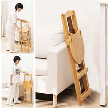 Bamboo Bar Stools Kitchen Breakfast Bar Seat Barstool Foldable Dining Chair - UK-g053501 - View 10