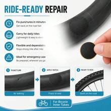30/20/10PCS Glue-Free Bicycle Tire Patches - Quick Self-Adhesive Repair For Tyre Protection Quick Repair Glue-Free Bike Tire Patches Tools Adhesive Quick Drying Tyre Protection Patch For Bicycle Repair Accessories - Multicolor - View 3
