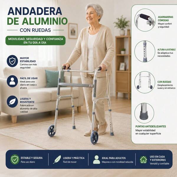 ANDADERA CON RUEDAS